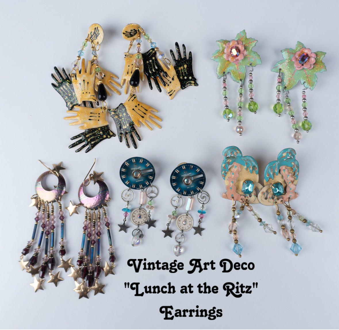 Lunch at the Ritz Vintage Earrings