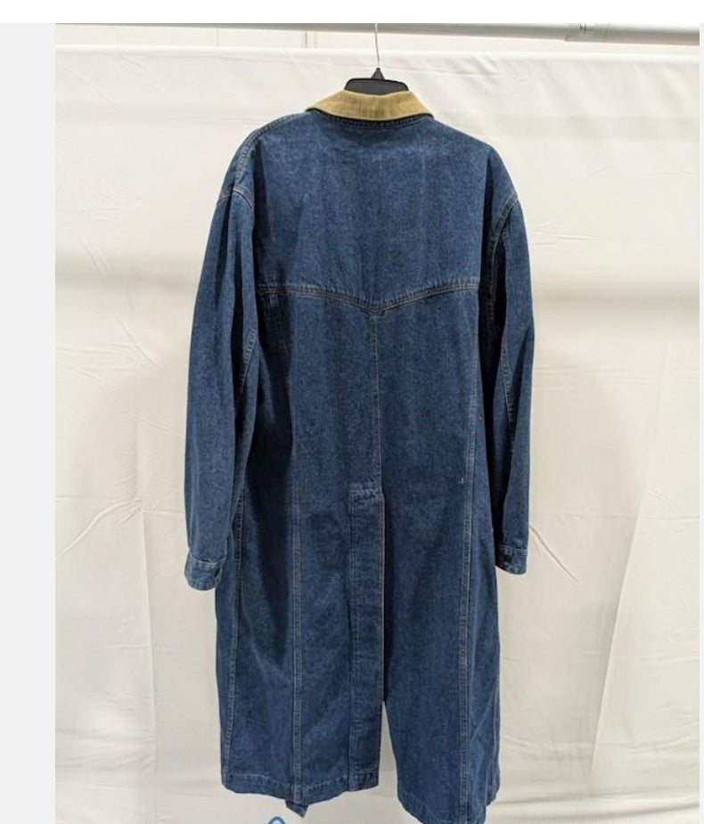 Vintage 1980's - 90's Levi Denim Duster Jacket