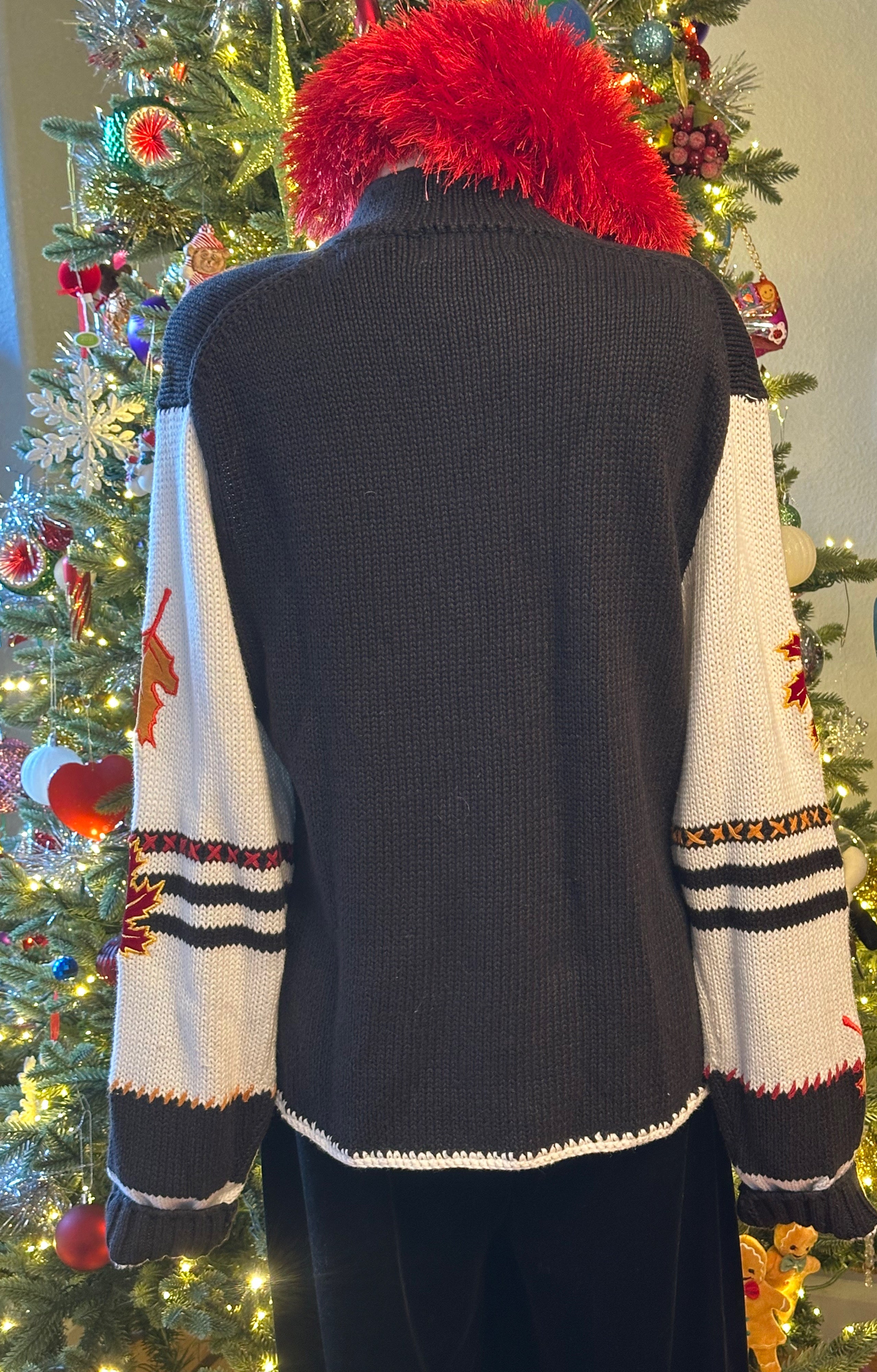 Vintage 1990's Autumn Leaves Sweater