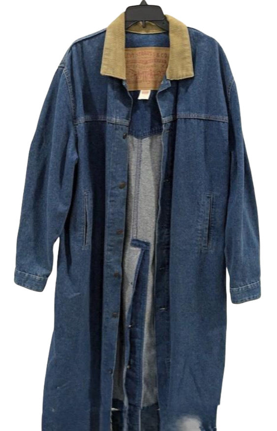 Vintage 1980's - 90's Levi Denim Duster Jacket