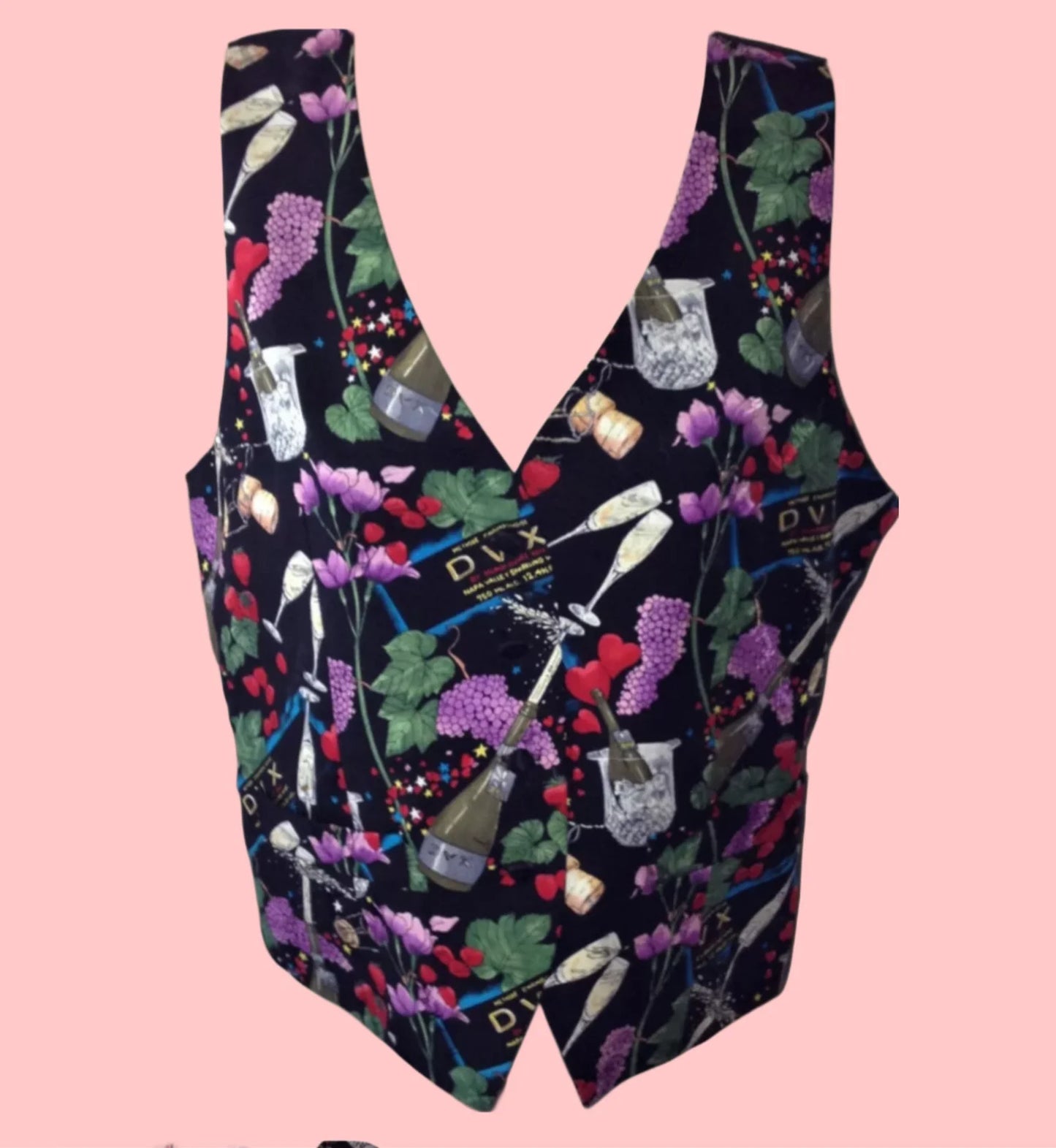 Vintage Nicole Miller Silk Vest (1994)