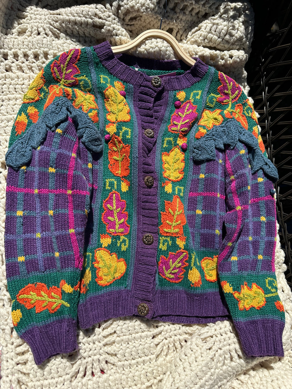 Vintage Jennifer Reed Hand knit Sweater (M)