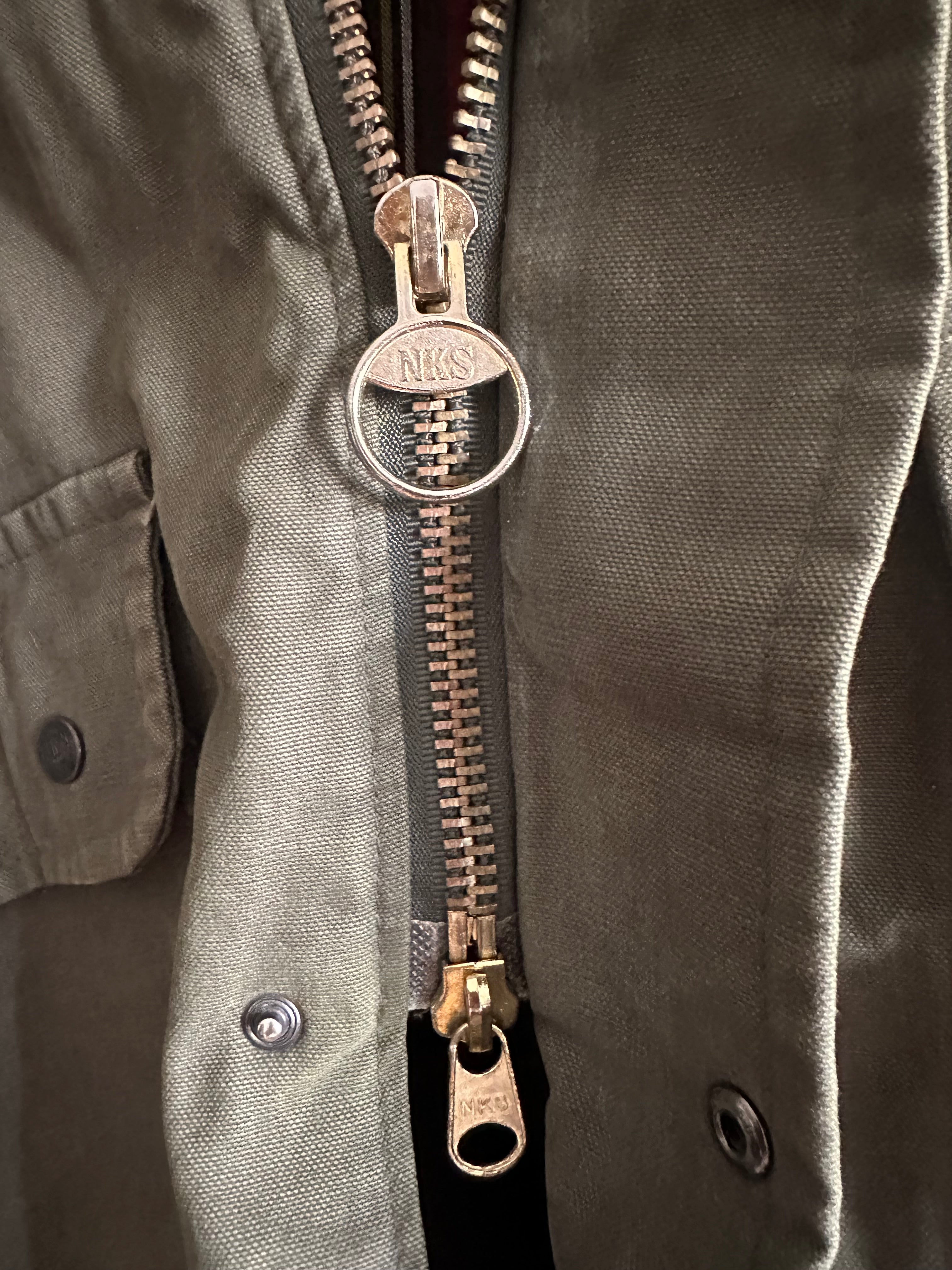 Vintage Royal Scot Green Flannel Lined Jacket Coat Made in Scotland ( Men Sized Large)