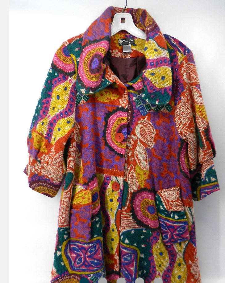 Vintage 1960's Styled Vibrant Damee Jacket