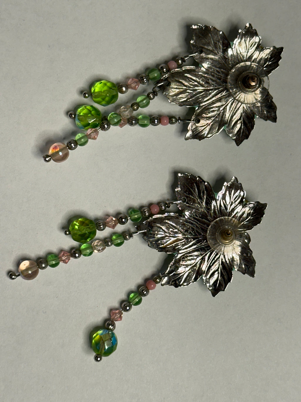 Lunch at the Ritz Vintage Flower Earrings