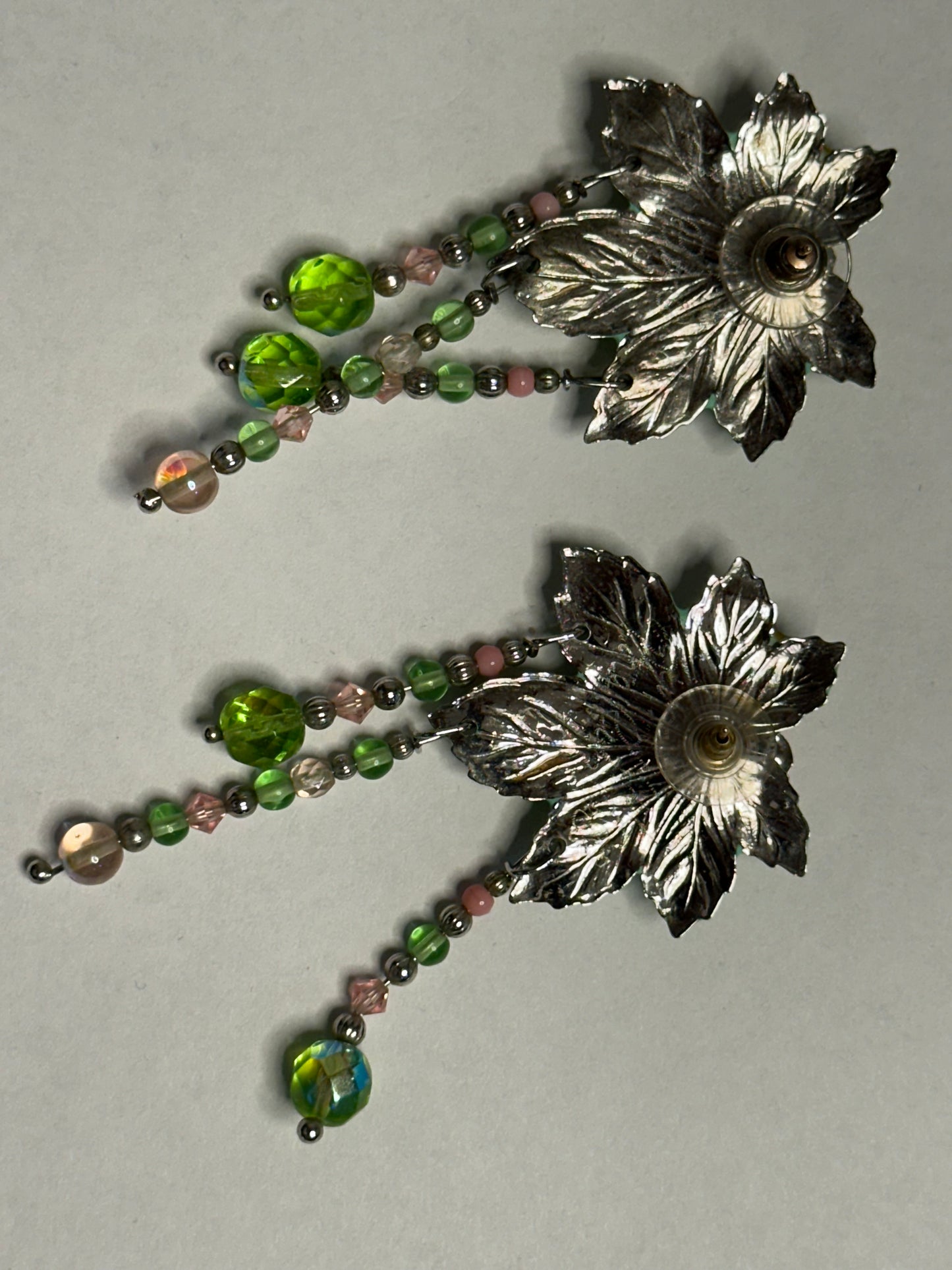 Lunch at the Ritz Vintage Flower Earrings