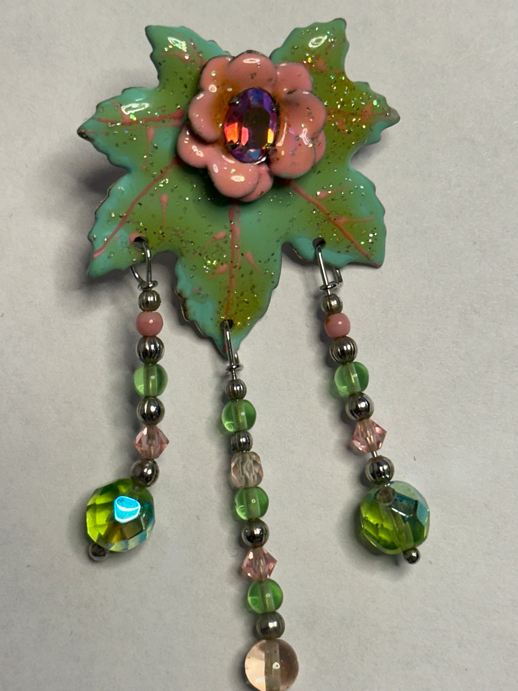 Lunch at the Ritz Vintage Flower Earrings