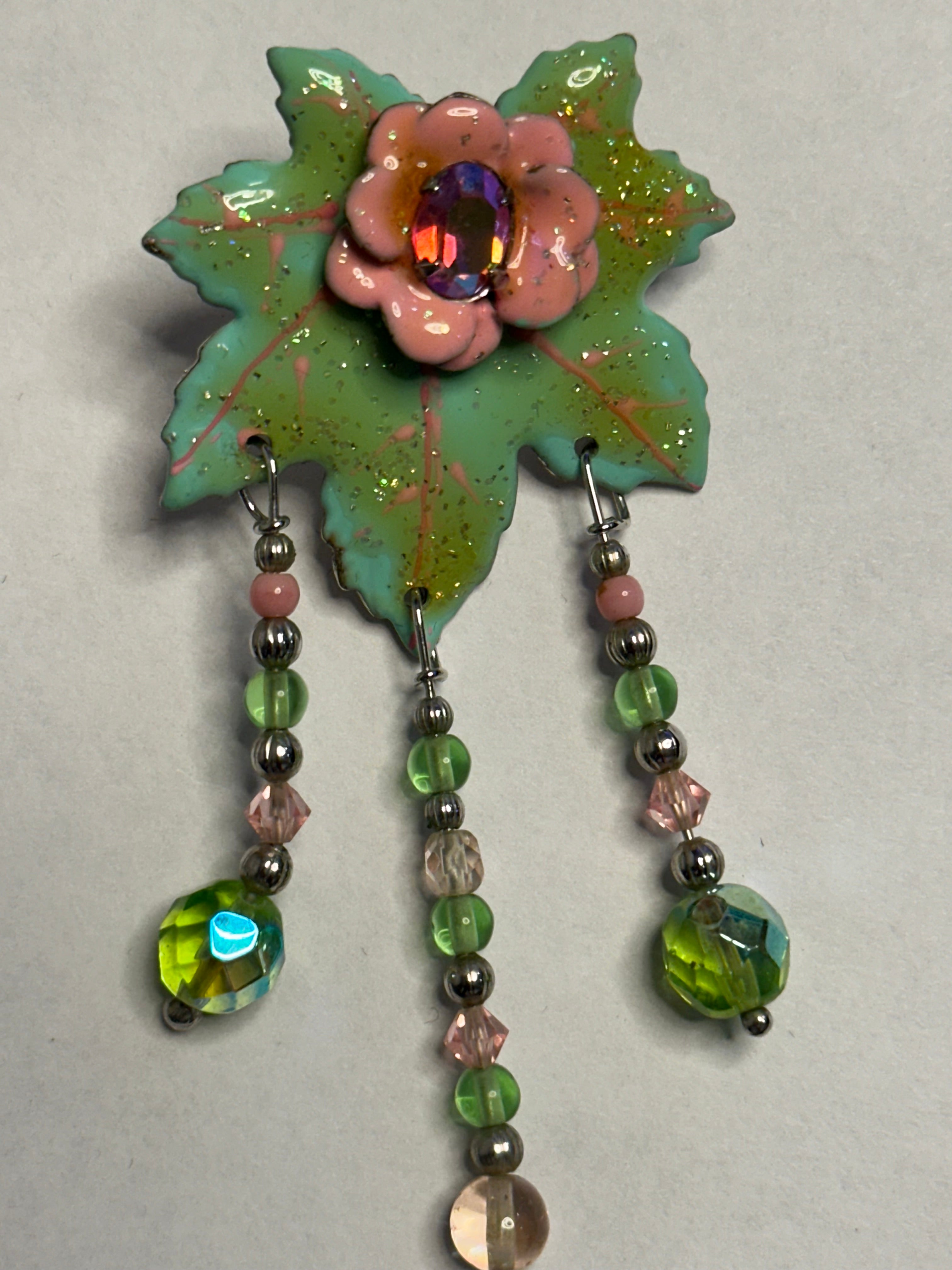 Lunch at the Ritz Vintage Flower Earrings