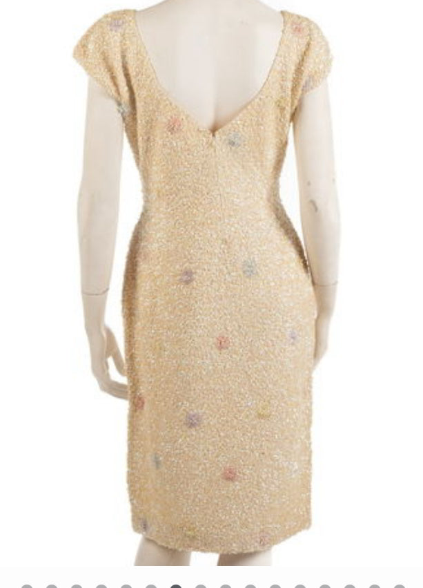 Vintage 1950's Miss Fran of La Bianca Evening Dress