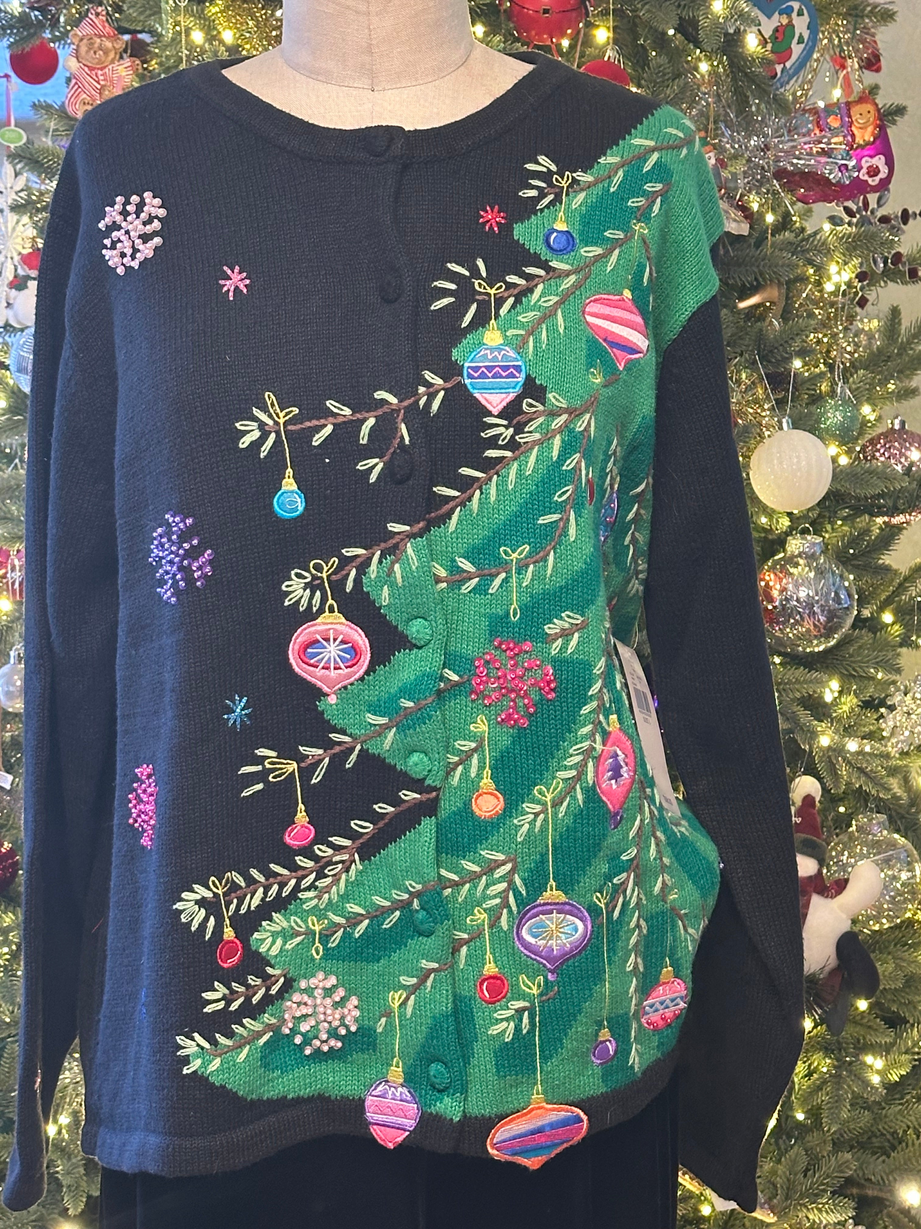 Vintage Karen Scott Ugly Holiday Sweater