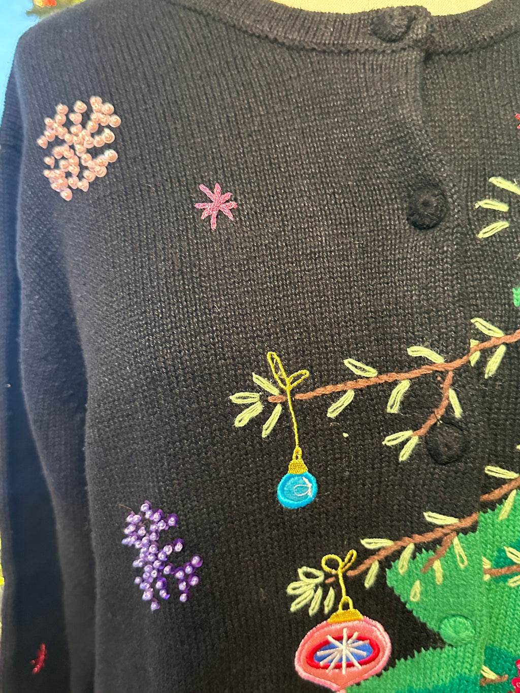 Vintage Karen Scott Ugly Holiday Sweater