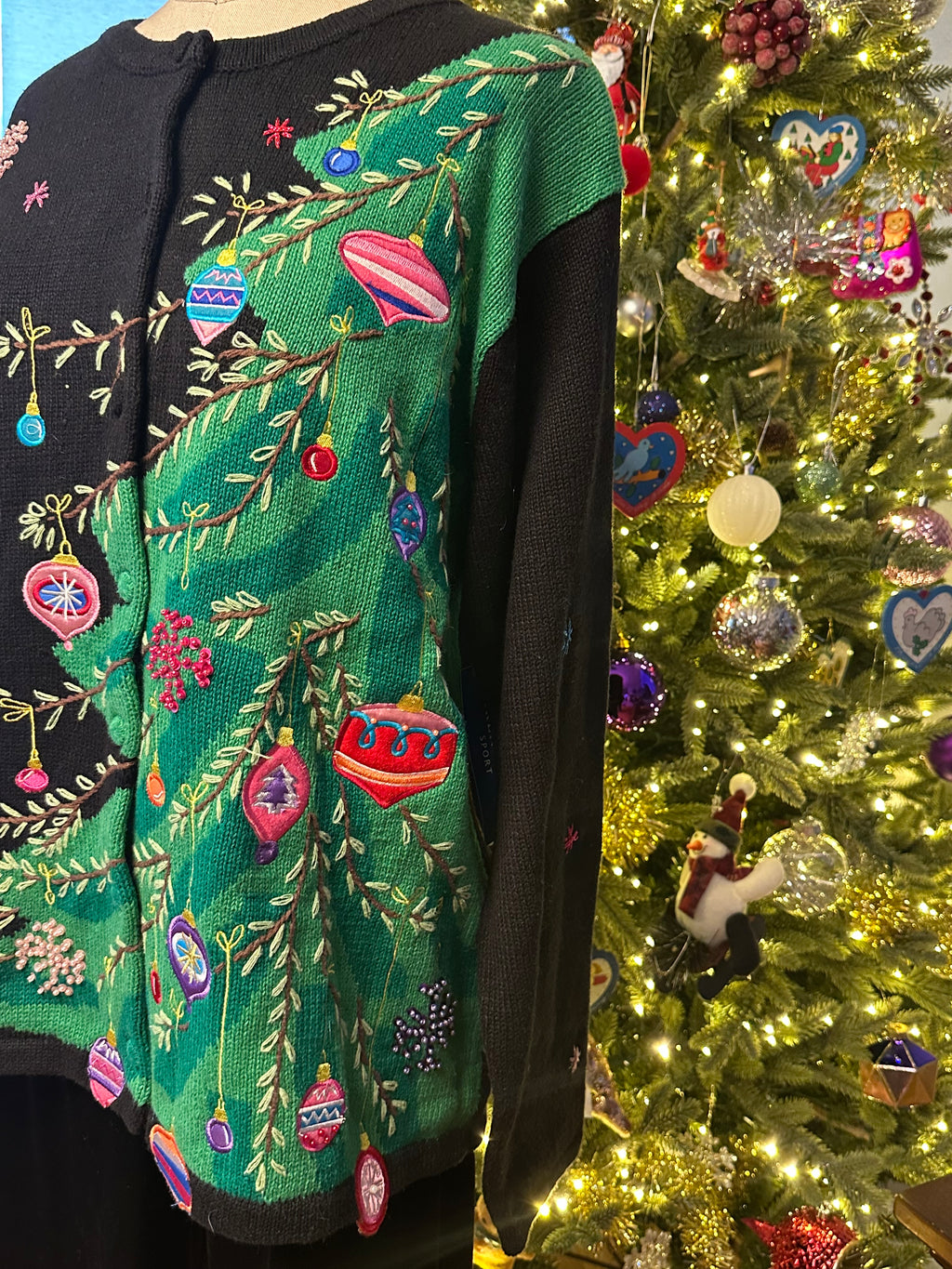 Vintage Karen Scott Ugly Holiday Sweater