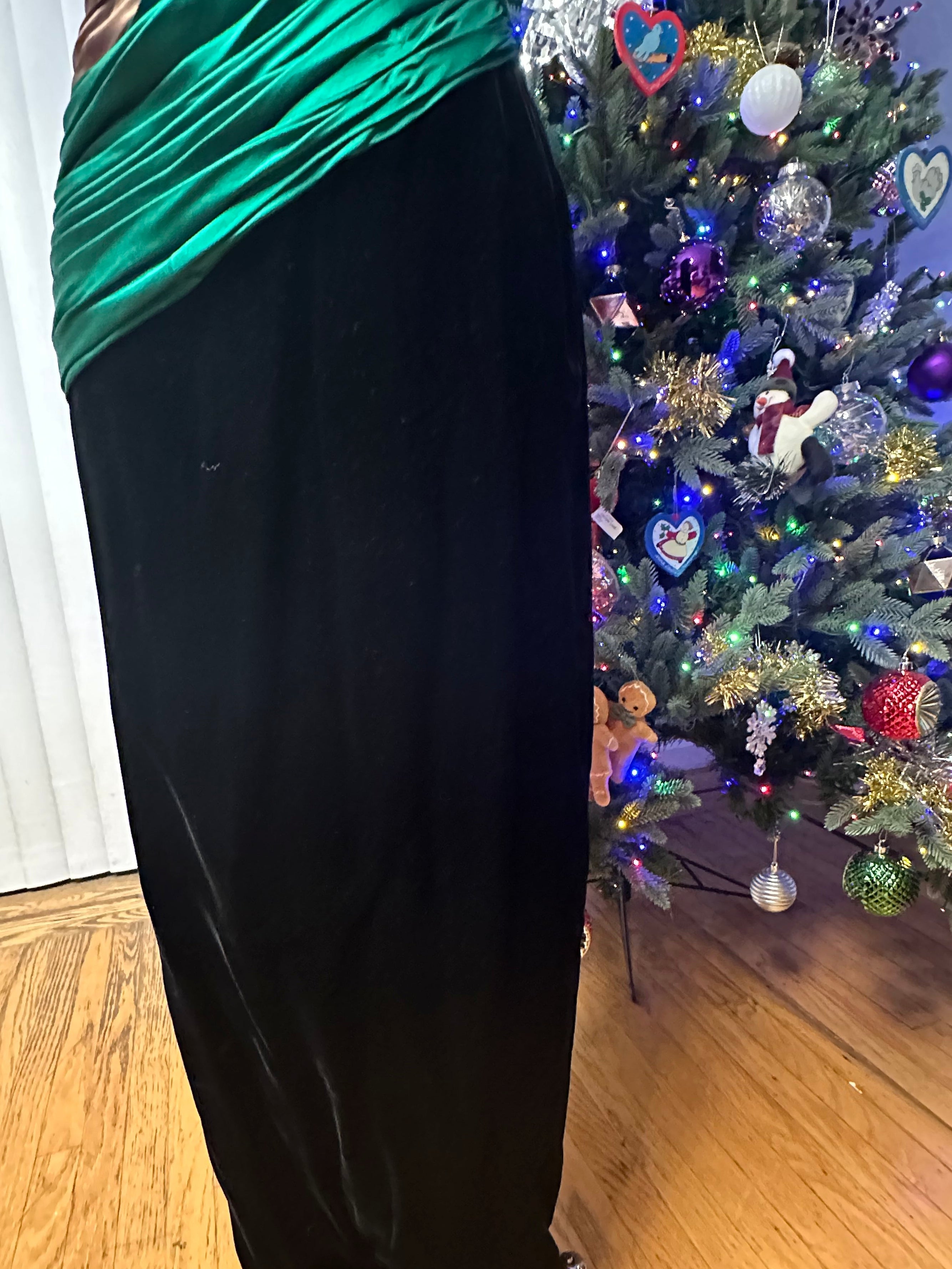 Vintage La Femme tri color gown