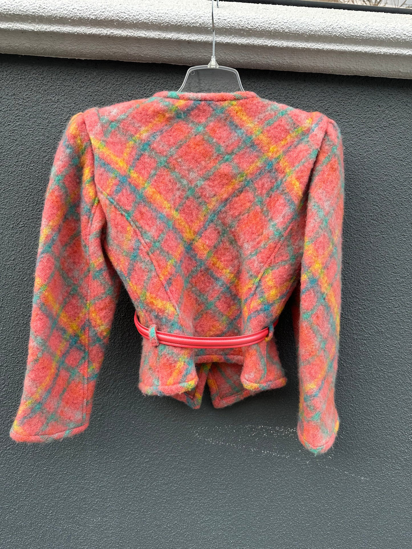 Emanuel Ungaro Vintage 1980's Wool Jacket.  Size 10