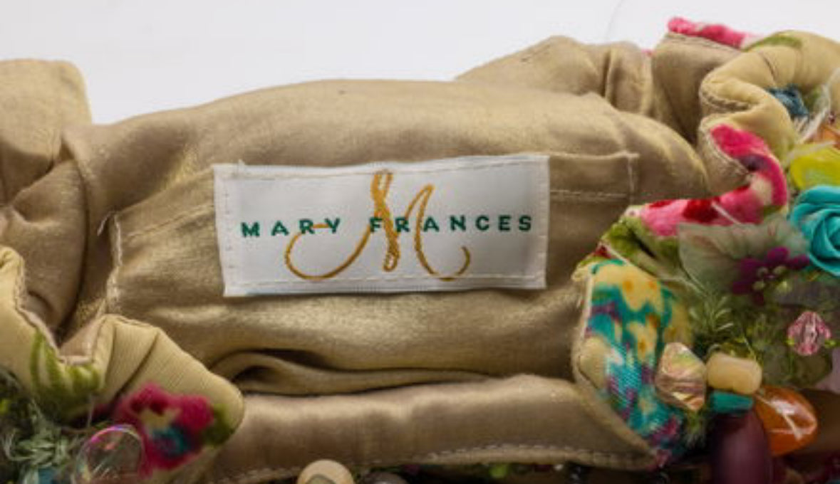 Vintage Mary Frances Floral Beaded Bag Blooming Beauty
