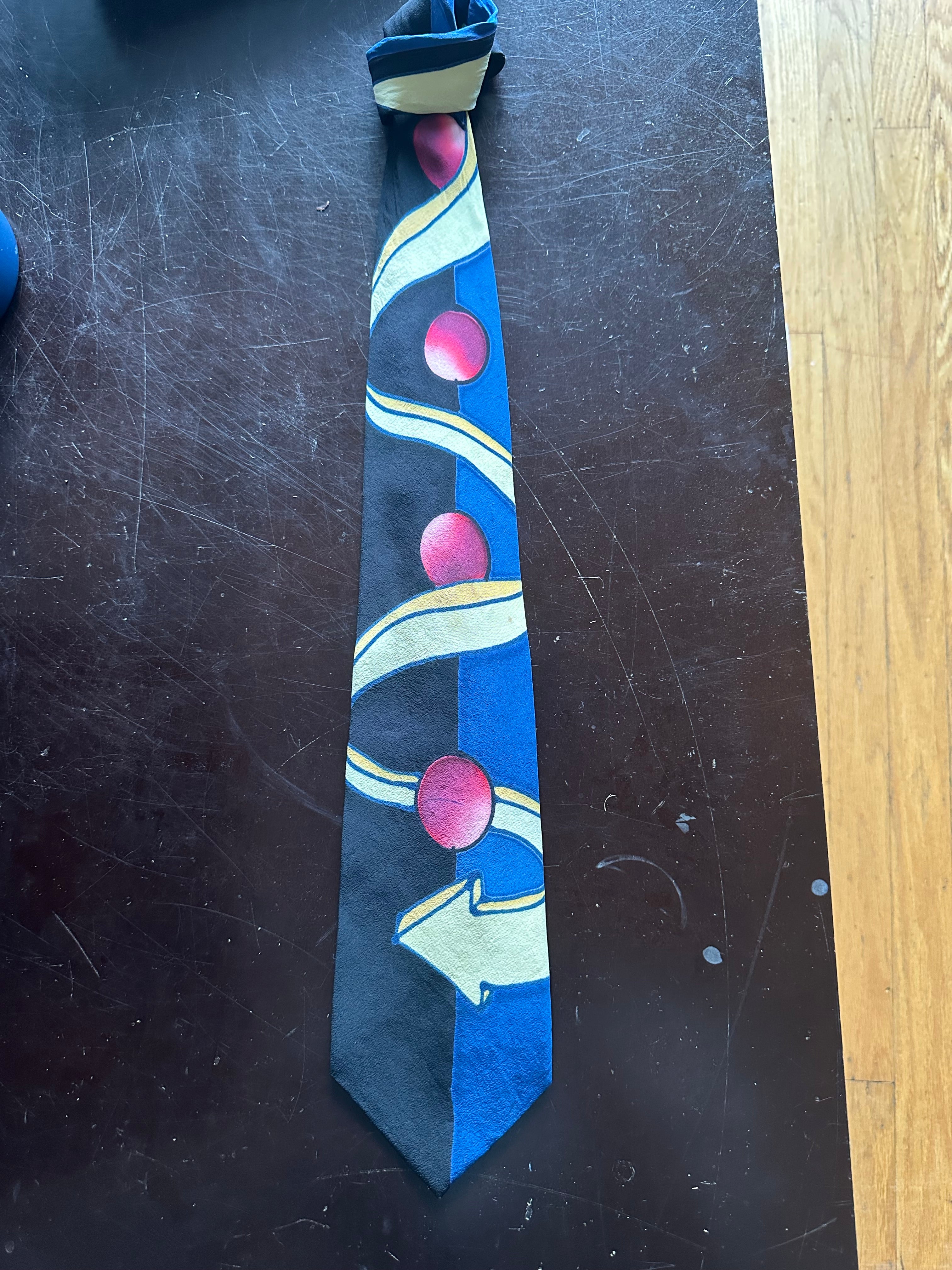 Vintage 1980's Robert Burgerio Necktie