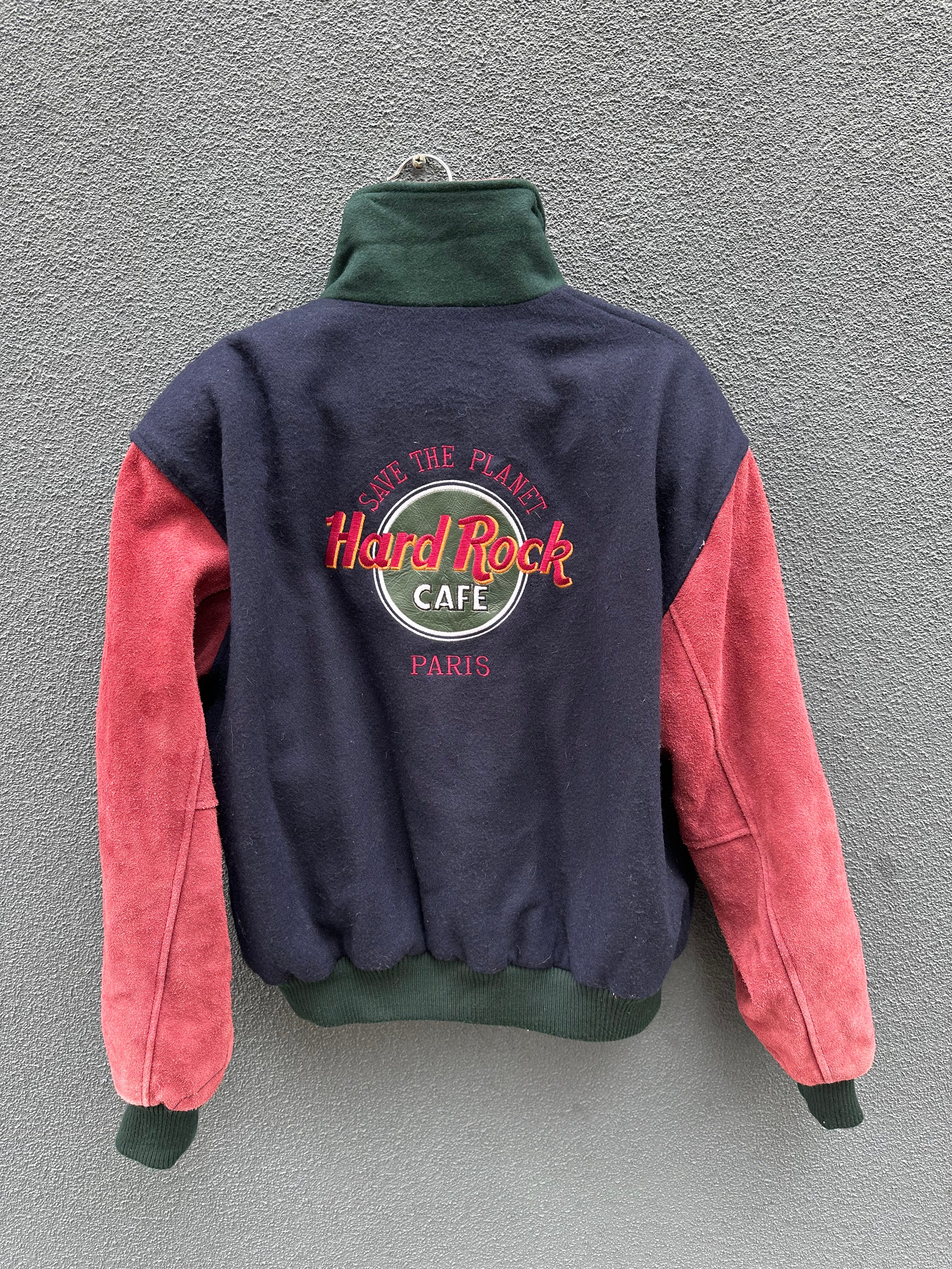 RARE Vintage Hard Rock Cafe Paris Bomber Jacket