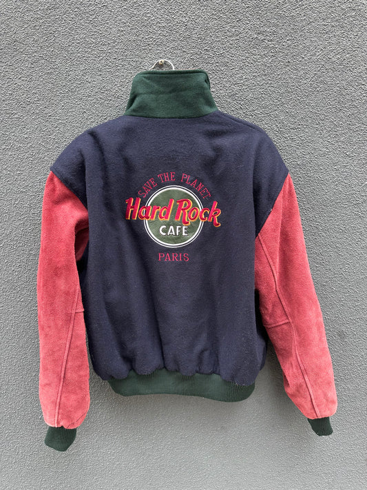 RARE Vintage Hard Rock Cafe Paris Bomber Jacket