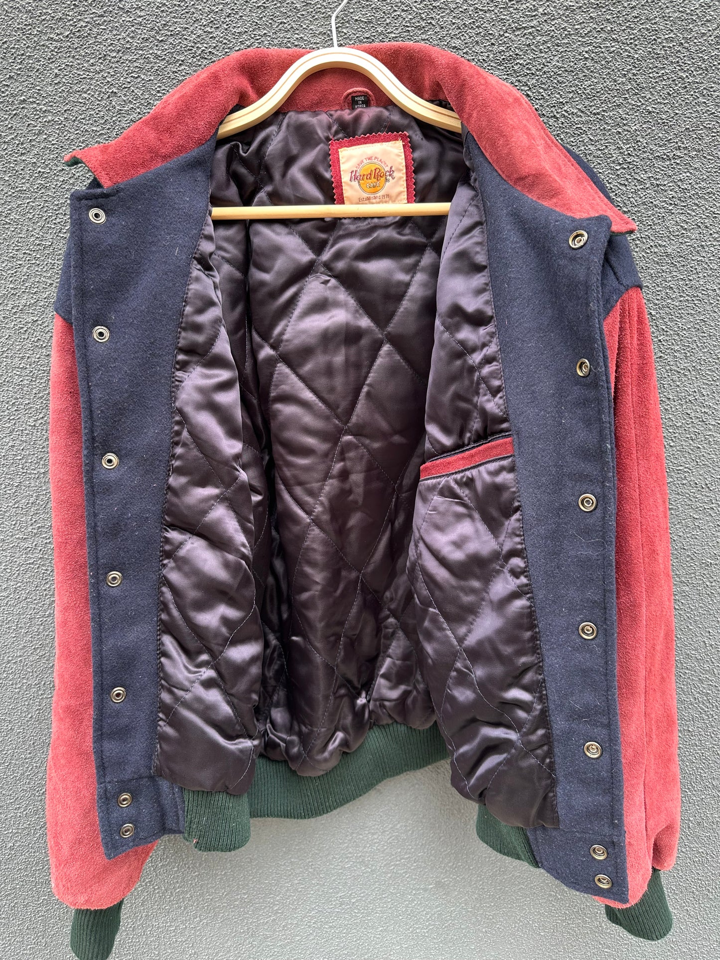 RARE Vintage Hard Rock Cafe Paris Bomber Jacket